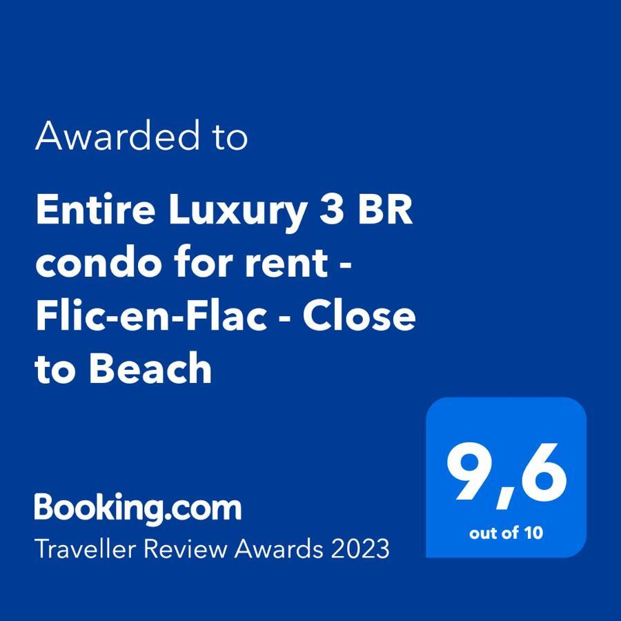 Entire Luxury 3 Bedroom Condo For Rent - Flic-En-Flac - Close To Beach Flic en Flac Exterior foto